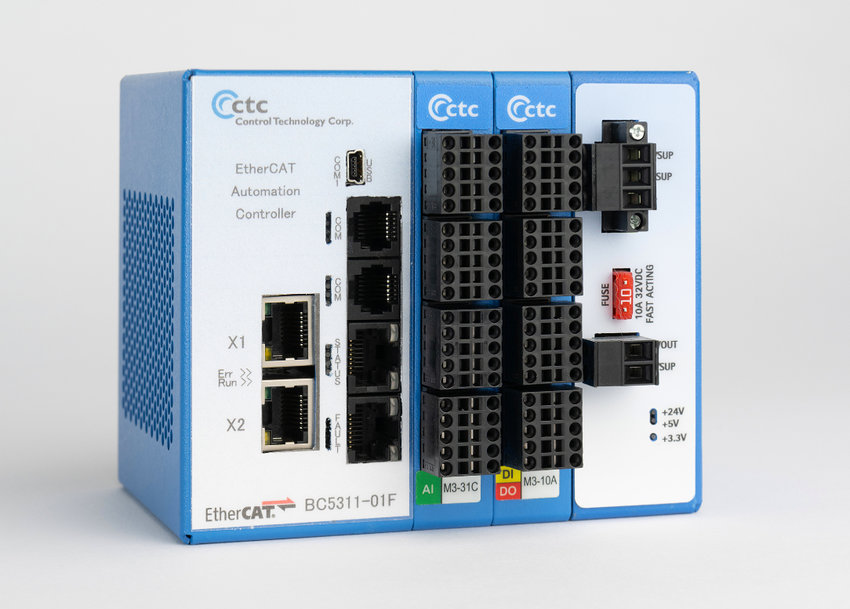 Inmoco: New EtherCAT slave motion controller and I/O coupler extends machine functionality